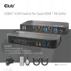 KVM Slēdzis CLUB3D CSV-1382 Divu Portu HDMI 4K 60Hz USB