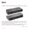 KVM Slēdzis CLUB3D CSV-1382 Divu Portu HDMI 4K 60Hz USB