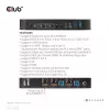 KVM Slēdzis CLUB3D CSV-1382 Divu Portu HDMI 4K 60Hz USB