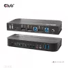 CLUB3D DisplayPort/HDMI KVM Slēdzis Diviem Datoriem 4K 60Hz
