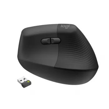 LOGITECH Lift For Business bezvadu pele, vertikāla, labai rokai, grafīts/melns