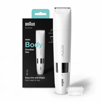 Braun BS1000 ķermeņa mini trimmeris, balts