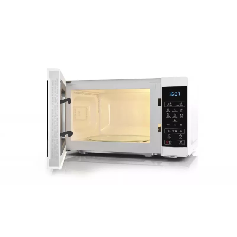 Sharp YC-MS02E-W mikroviļņu krāsns Melns, Balts Solo mikroviļņu krāsns Countertop 20 L 800 W