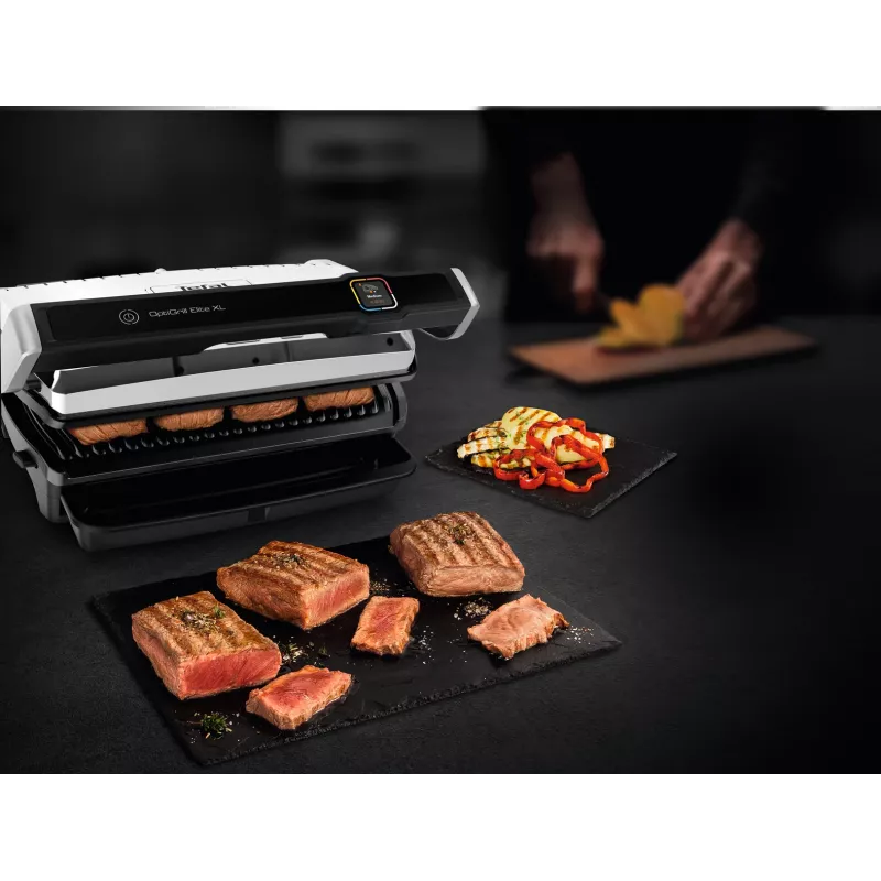Kontaktgrils Tefal OptiGrill Elite XL GC760D Nerūsējošais tērauds 2200W