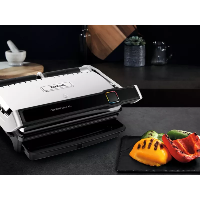 Kontaktgrils Tefal OptiGrill Elite XL GC760D Nerūsējošais tērauds 2200W