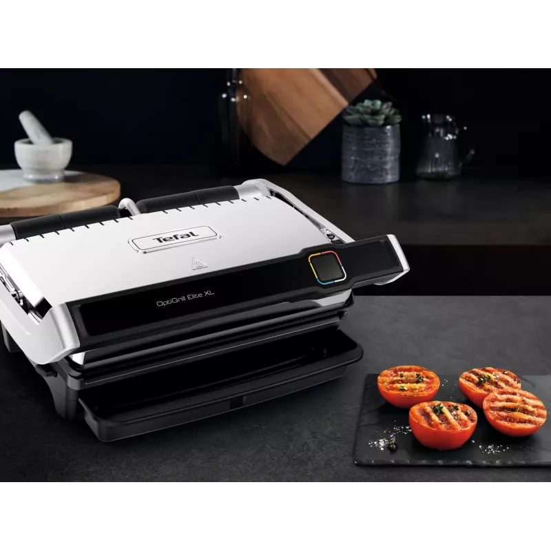 Kontaktgrils Tefal OptiGrill Elite XL GC760D Nerūsējošais tērauds 2200W