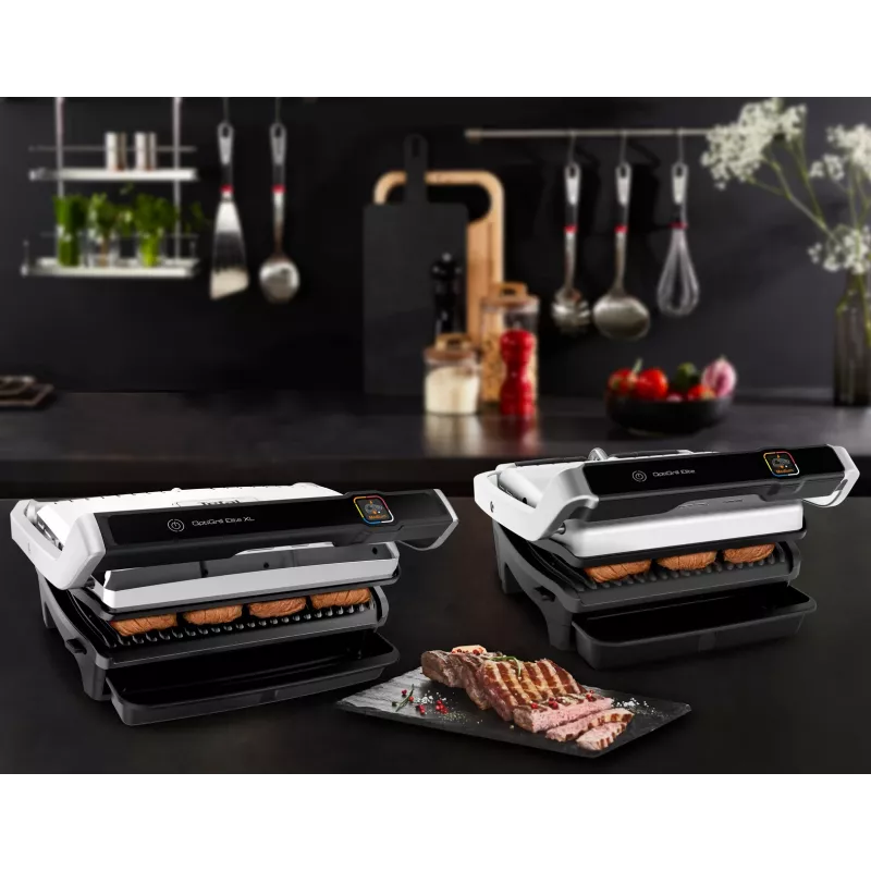 Kontaktgrils Tefal OptiGrill Elite XL GC760D Nerūsējošais tērauds 2200W