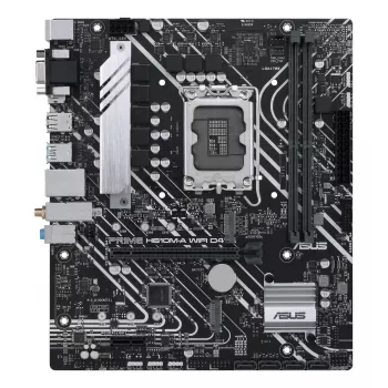 Mātesplate ASUS PRIME H610M-A WIFI D4 — Intel H610, LGA1700, micro ATX, DDR4, 2x DIMM, Wi‑Fi 5, Bluetooth 5.0, 2x M.2, HDMI 2.1, DP 1.4