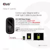 CLUB3D Ceļojumu Lādētājs 65W GAN tehnoloģija, Viena USB Type-C pieslēgvieta, Power Delivery (PD) 3.0 atbalsts