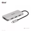 CLUB3D CSV-1547 4-portu USB-A centrmezgls USB-C – 10 Gbps ātrs datu pārsūtīšana
