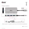 CLUB3D CSV-1547 4-portu USB-A centrmezgls USB-C – 10 Gbps ātrs datu pārsūtīšana