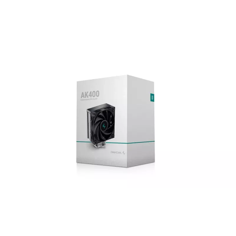 DEEPCOOL CPU dzesētājs AK400 siltumcauruļu tornis 12cm - Melns