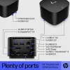 HP Thunderbolt Dock 120W G4, vadu, Thunderbolt 4, melns, Kensington, Ķīna, Taizeme, Taivāna, biznesam