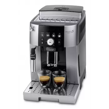 Kafijas automāts De’Longhi Magnifica S Smart ECAM 250.23.SB — 1.8 L ūdens tvertne, 250 g pupiņu tvertne, 15 bāri, iebūvēta dzirnaviņa