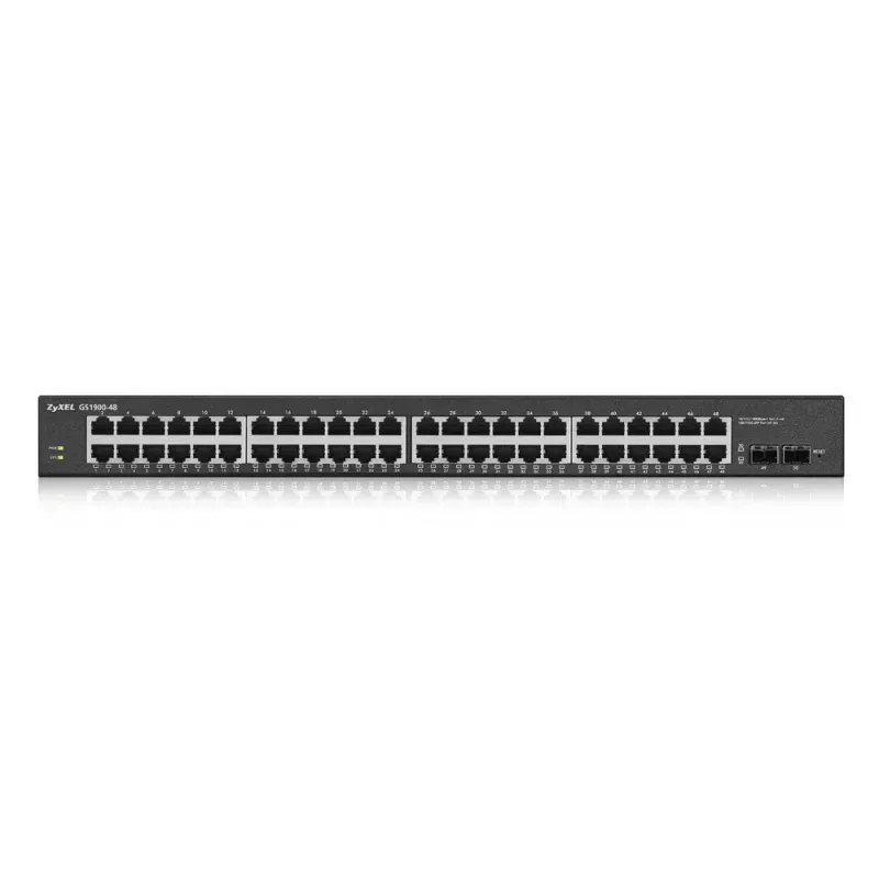 Zyxel GS1900-48-EU0102F tīkla slēdzis L2 Gigabit Ethernet (10/100/1000) Melns