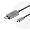 CLUB3D USB Gen2 Type-C uz HDMI 4K120Hz 8K60Hz HDR10 ar DSC1.2 aktīvs kabelis M/M 3m / 9.84ft