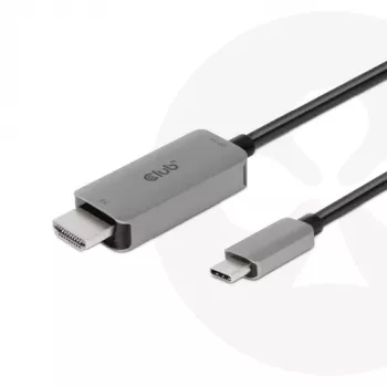 CLUB3D USB Gen2 Type-C uz HDMI 4K120Hz 8K60Hz HDR10 ar DSC1.2 aktīvs kabelis M/M 3m / 9.84ft