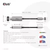 CLUB3D USB Gen2 Type-C uz HDMI 4K120Hz 8K60Hz HDR10 ar DSC1.2 aktīvs kabelis M/M 3m / 9.84ft