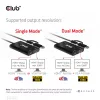 CLUB3D USB Gen1 Type-C/-A uz Diviem HDMI (4K/30Hz) / VGA (1080/60Hz) adapteris
