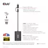 CLUB3D USB Gen1 Type-C/-A uz Diviem HDMI (4K/30Hz) / VGA (1080/60Hz) adapteris