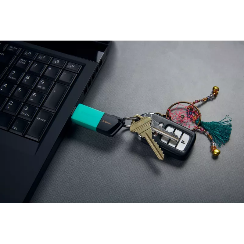 Kingston DataTraveler 256GB USB 3.2 Gen 1 Exodia M (Melns + Tirkīzzils)