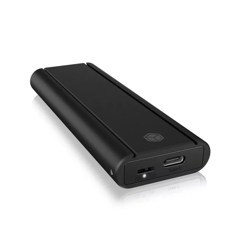 ICY BOX IB-1807MT-C31 ārējais SSD korpuss M.2 NVMe, melns