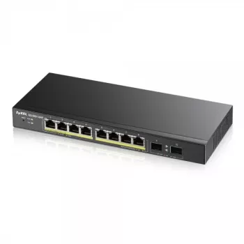 Zyxel GS1900-8HP v3 pārvaldīts L2 Gigabit Ethernet (10/100/1000) PoE slēdzis, melns