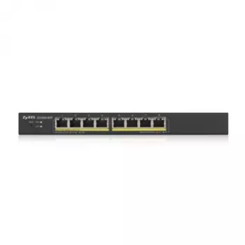 Zyxel GS1900-8HP v3 pārvaldīts L2 Gigabit Ethernet (10/100/1000) PoE slēdzis, melns