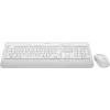LOGITECH Signature MK650 Combo For Business - Balts - Tastatūra un pele QWERTY Dansk/Norsk/Svenska/Suomalainen