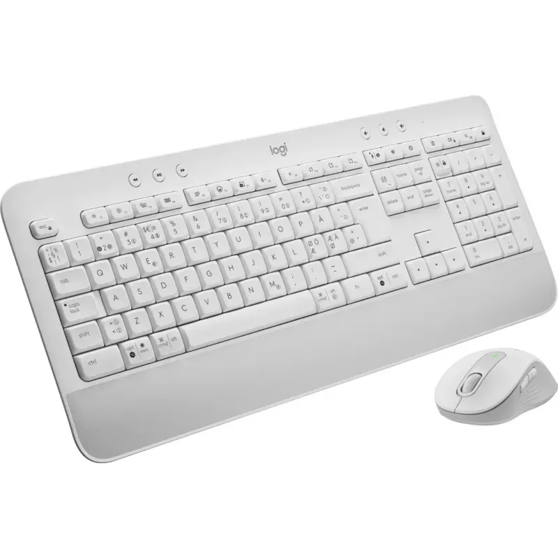 LOGITECH Signature MK650 Combo For Business - Balts - Tastatūra un pele QWERTY Dansk/Norsk/Svenska/Suomalainen