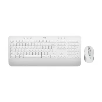 LOGITECH Signature MK650 Combo For Business - Balts - Tastatūra un pele QWERTY Dansk/Norsk/Svenska/Suomalainen