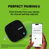 DYMO LetraTag 200B Bluetooth etiķešu printeris | Kompakts | Bezvadu savienojums ar iOS un Android | Ietver 1 baltu papīra lenti