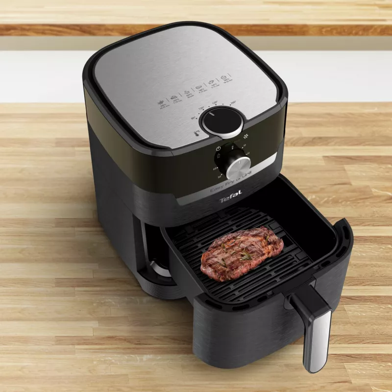 Tefal Easy Fry & Grill EY5018 Viena groza 4.2 L Brīvi stāvošs 1550 W Karstā gaisa fritieris Melns