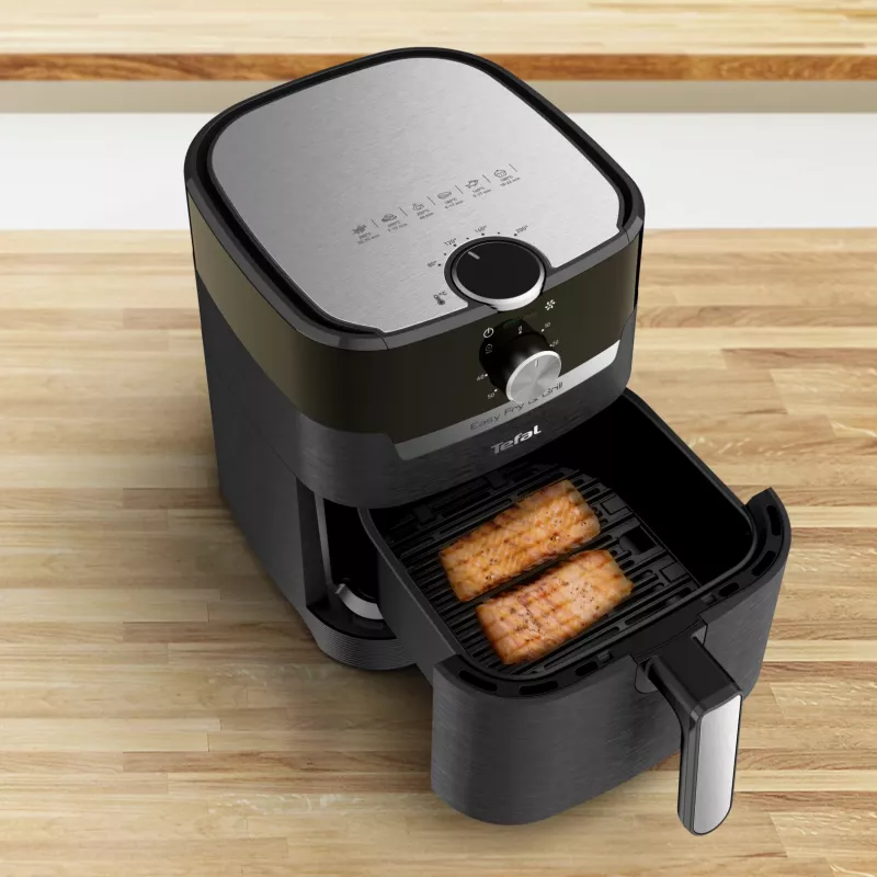 Tefal Easy Fry & Grill EY5018 Viena groza 4.2 L Brīvi stāvošs 1550 W Karstā gaisa fritieris Melns