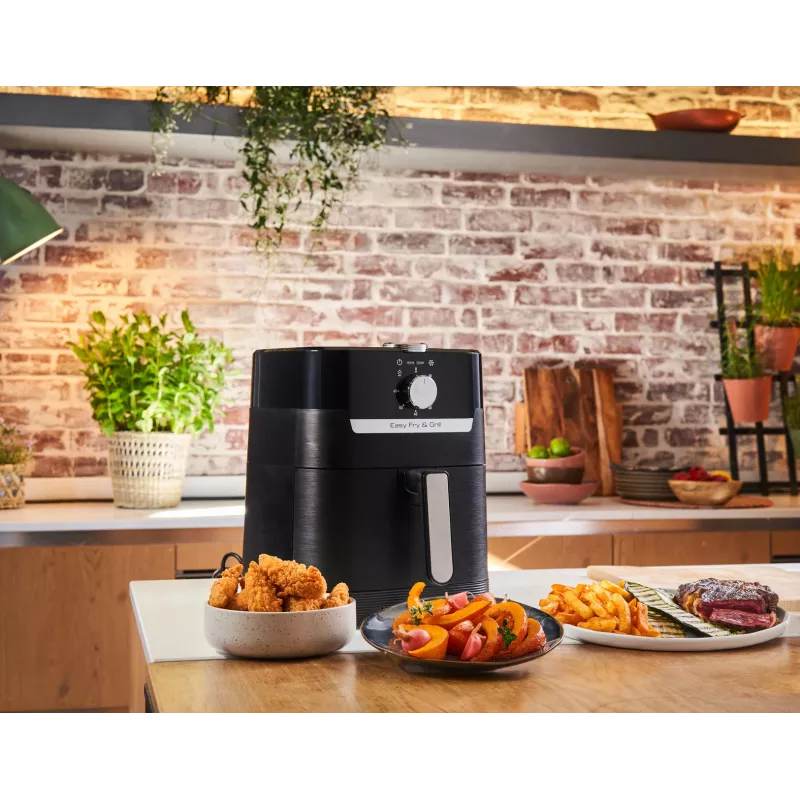 Tefal Easy Fry & Grill EY5018 Viena groza 4.2 L Brīvi stāvošs 1550 W Karstā gaisa fritieris Melns