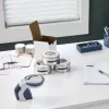 DYMO Omega reljefu etiķešu izgatavotājs | Mazs etiķešu spiedējs ar griežamo riteni un ergonomisku dizainu | Mājai, DIY un rokdarbiem