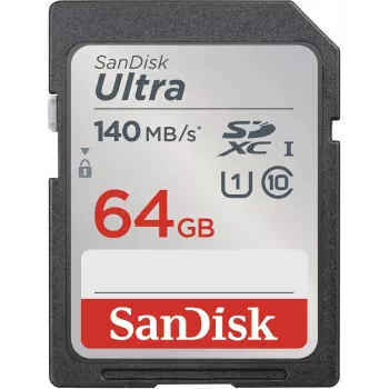 WESTERN DIGITAL SanDisk Ultra 64GB SDXC atmiņas karte 140MB/s