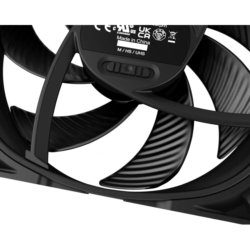 be quiet! SILENT WINGS PRO 4 140mm PWM korpusa ventilators, melns