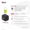 CLUB3D Ceļojumu lādētājs PPS 45W GaN tehnoloģija, Divi USB Type-C porti, Power Delivery 3.0 atbalsts