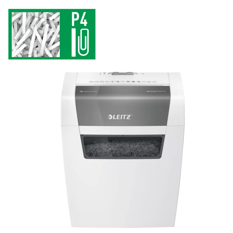 Papīru smalcinātājs Leitz 80340000, daļiņu griešana, 70 dB, 22 cm, balts
