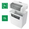 Papīru smalcinātājs Leitz 80340000, daļiņu griešana, 70 dB, 22 cm, balts