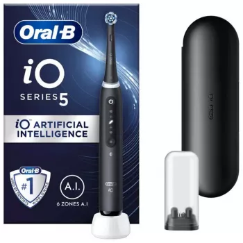 Oral-B iO Series 5 melna elektriskā zobu birste