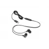 Lenovo 4XD1J77351 vadu austiņas ar mikrofonu, iebūvējamas, birojam/zvanu centram, USB-C, melnas