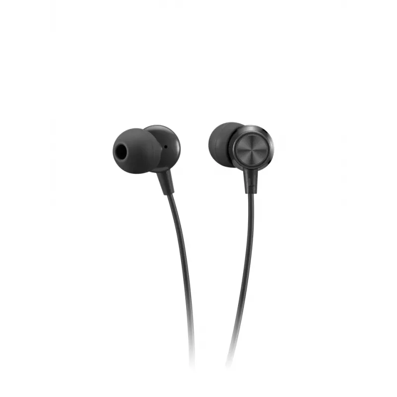 Lenovo 4XD1J77351 vadu austiņas ar mikrofonu, iebūvējamas, birojam/zvanu centram, USB-C, melnas