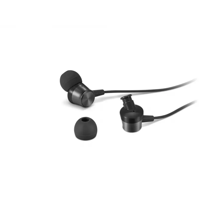 Lenovo 4XD1J77351 vadu austiņas ar mikrofonu, iebūvējamas, birojam/zvanu centram, USB-C, melnas