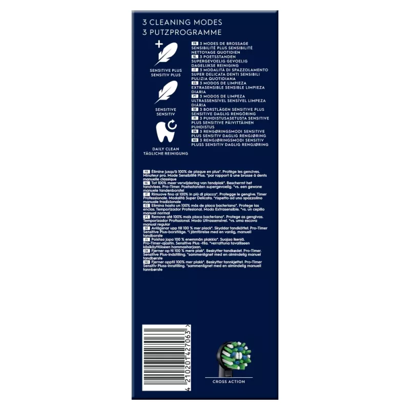 Oral-B Vitality Pro Pieaugušo Rotējošā Zobu Birste Melna