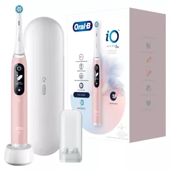 Oral-B 445197 elektriskā zobu birste pieaugušajiem Vibrējoša zobu birste Rozā, Balta