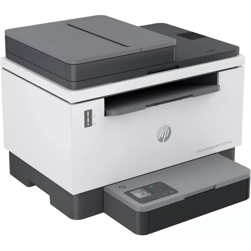 HP LaserJet Tank MFP 2604sdw printeris, lāzera, vienkrāsas druka, 600 x 600 DPI, A4, tiešā druka, melns, pelēks