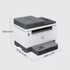 HP LaserJet Tank MFP 2604sdw printeris, lāzera, vienkrāsas druka, 600 x 600 DPI, A4, tiešā druka, melns, pelēks