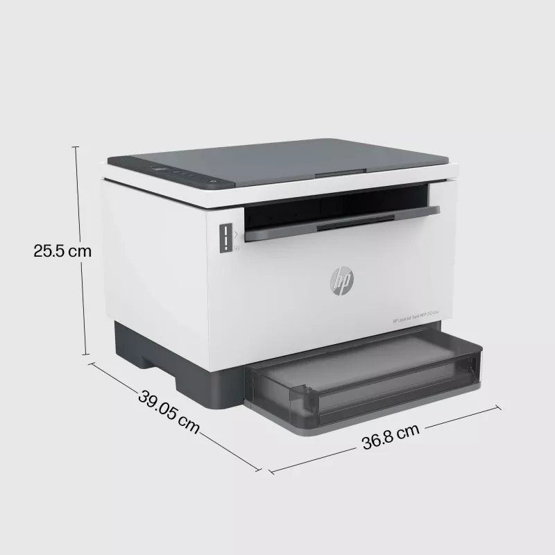 HP LaserJet Tank MFP 2604dw printeris, lāzera, vienkrāsas druka, 600 x 600 DPI, A4, tiešā druka, pelēks